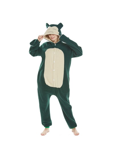 Kabi animal cartoon one-piece pajamas fleece long sleeve couple pajamas in autumn and winter