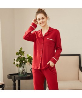 Spring and summer pure cotton sleepwear women's pajamas