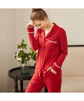 Spring and summer pure cotton sleepwear women's pajamas