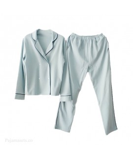 women's Spring Long Sleeve Cotton Pajamas ladies sleepwear