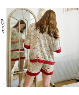 2020 collarless Pullover Pajama set leisure sleepwear for women