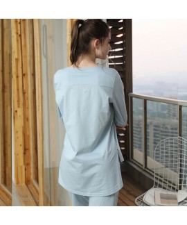 Pure cotton Pajama sets women's new sleepwear in spring and summer
