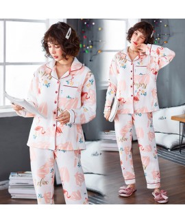 Winter moonsuit thickened air cotton sandwich pure cotton warm pajamas for pregnant women