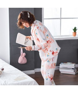 Winter moonsuit thickened air cotton sandwich pure cotton warm pajamas for pregnant women