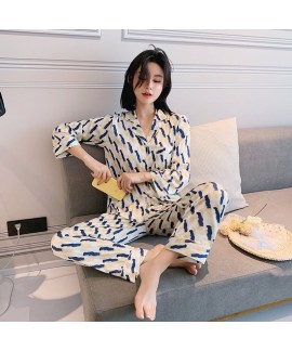 Ins small fresh sleepwear two piece pajamas sets