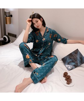 2020 Sports leisure fashion comfortable sleepwear cool and breathable pajama set for women