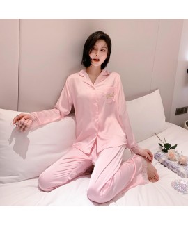 New personalized leisure pajama set spring and summer simple trend comfortable sleepwear