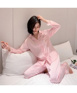 New personalized leisure pajama set spring and summer simple trend comfortable sleepwear