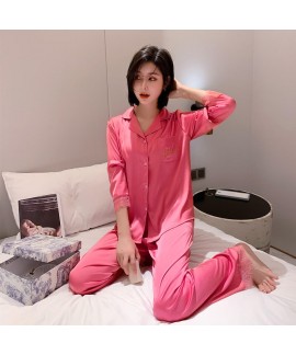 New personalized leisure pajama set spring and sum...