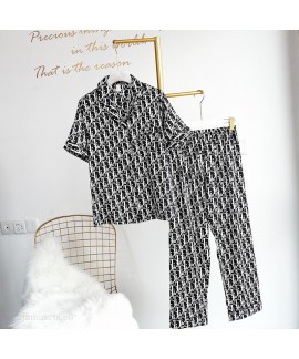 New ice silk breathable pajama sets for women in summer 2020