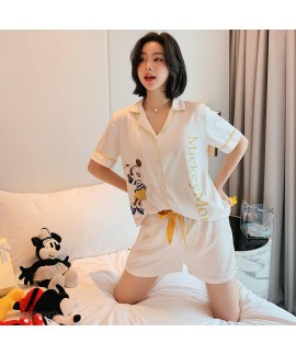 cool and comfortable two piece pajama set 2020 new summer breathable sleepwear