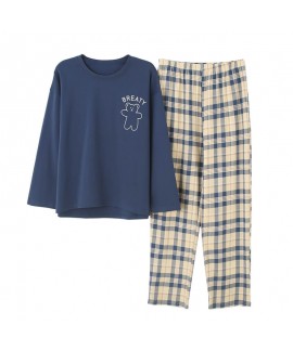 Autumn cotton pajamas women's lovely Pullover leisure sleepwear two piece set