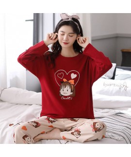 Lovely autumn and winter student leisure sleepwear sets