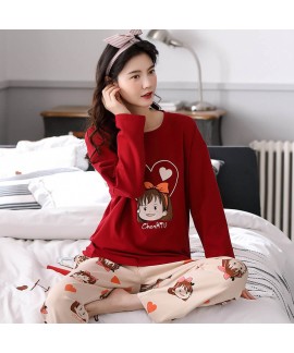 Lovely autumn and winter student leisure sleepwear sets