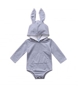 Easter Costume Cartoon Bunny One Piece Jumpsuit Hooded Pajama Set