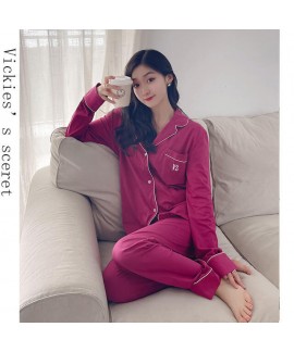 100 Cotton women's pajamas princess ins comfy home sleepwear