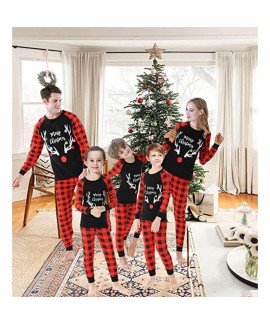 Christmas family print loungewear pajama set