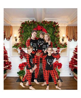 Christmas family print loungewear pajama set